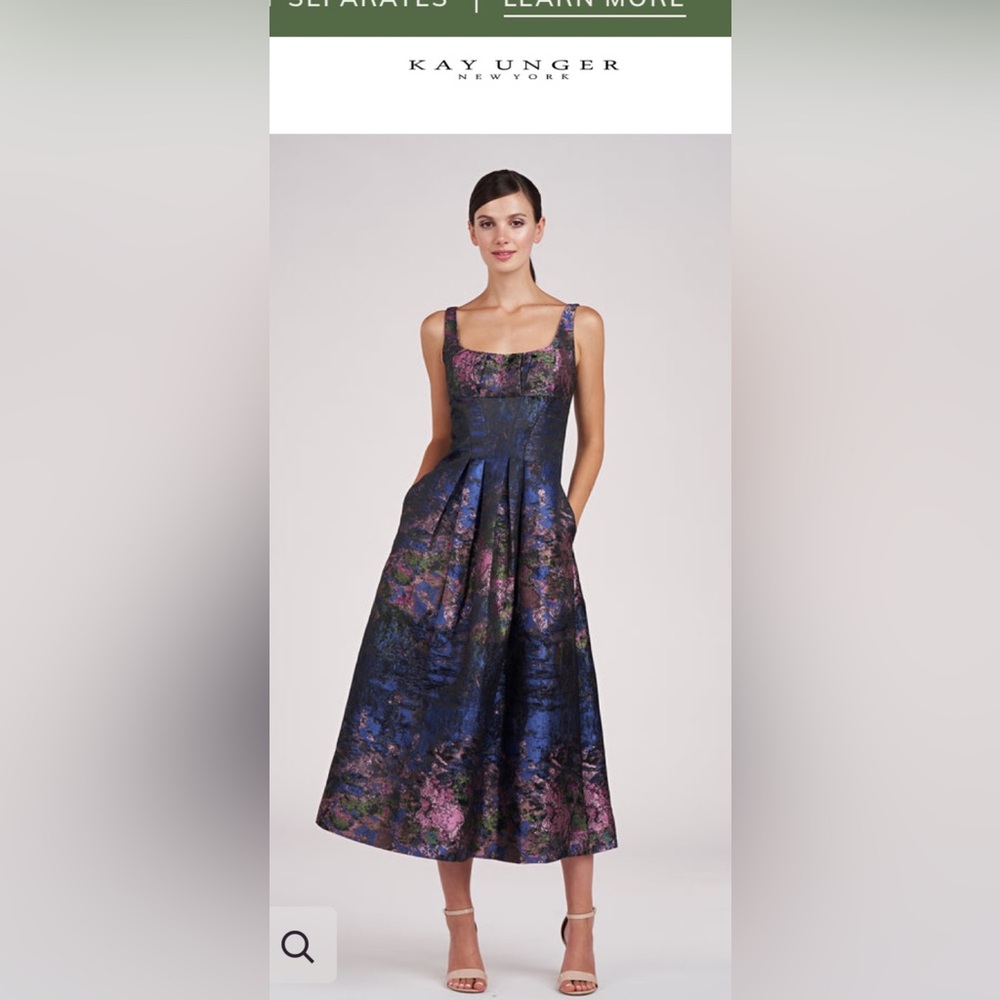 Kay Unger JUNE TEA LENGTH DRESS